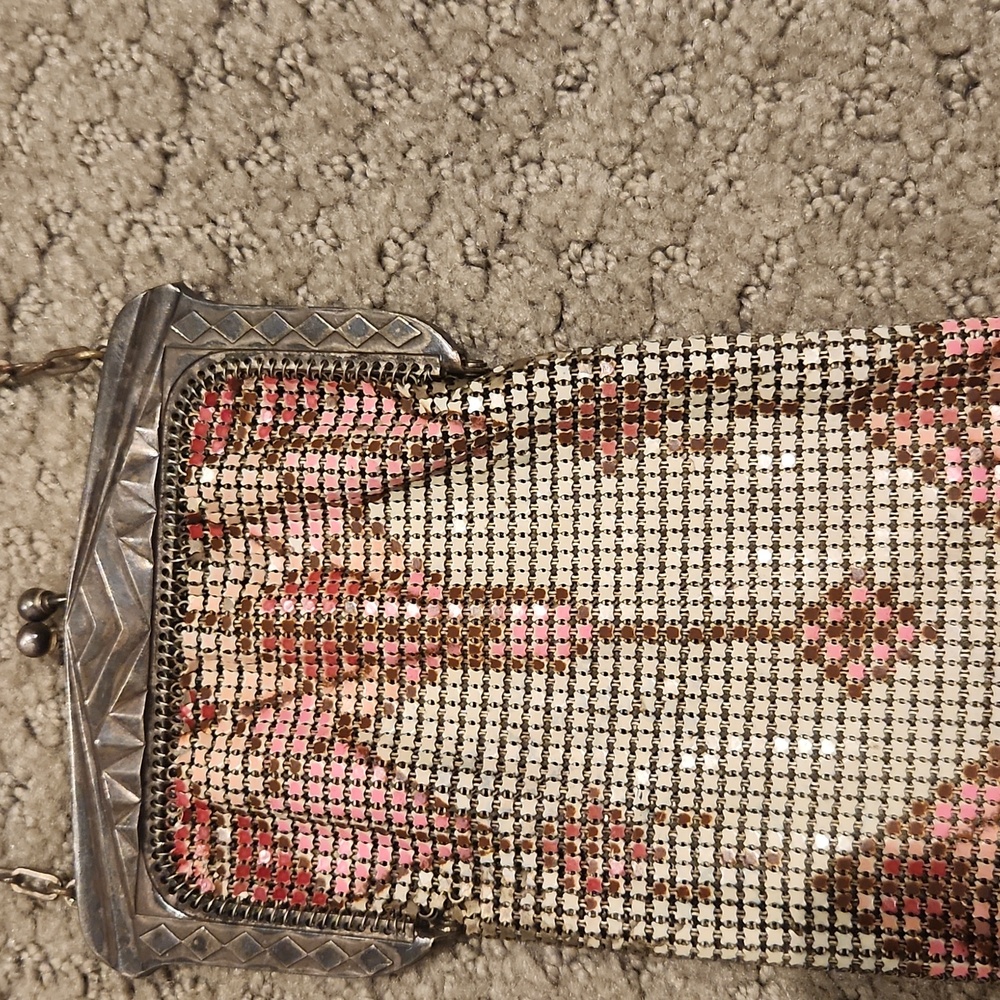 Vintage 1920s Whiting & Davis Mesh Flapper Purse - - Picture 3 of 9